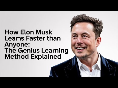“How Elon Musk Learns Faster Than Anyone The Genius Learning Method Explained” ✅