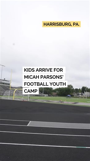 1.3K views · 416 reactions | Dallas Cowboys star Micah Parsons is holding his annual youth football camp at Harrisburg High School. Kids arrived early to grab T-shirts, get registered and wait for the camp to start. | PennLive.com | Facebook