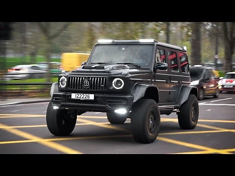 2020 Mercedes-AMG G63 Brabus G700 4x4 - Brutal acceleration sounds in London!!!