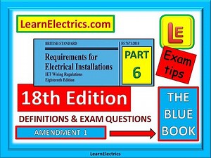 DEFINITIONS 18th Edition exam questions and tips