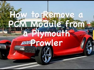 How to Remove. PCM Module from a Plymouth Prowler