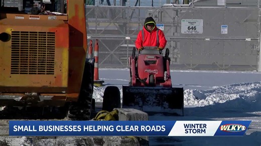 Local contractors clear driveways, parking lots after Louisville snowstorm