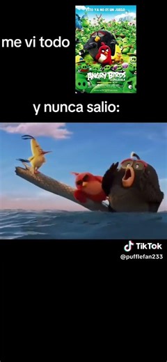 me vi todo angry birds y nunca salio