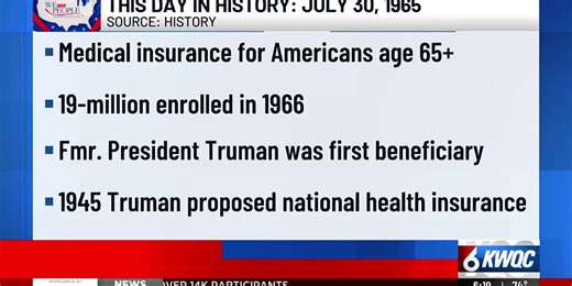 This Day in History: Medicare signed into law 60 years ago