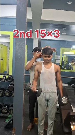 "Blast Your Biceps with This Insane At-gym Dumbbells Bicep Workout !!