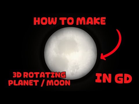How to make 3D rotating Planet/Moon in GD Tutorial!