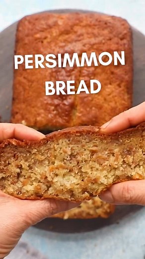 1.1K views | Heavenly Persimmon Bread - Best way to use all those beautiful persimmons this season! Say RECIPE and I’ll send it your way! #persimmonbread #persimmon #persimmonseason #quickbread #fallbaking #bakingwithlove❤️ #easybreadrecipe #persimmonrecipes #fuyupersimmon | Kitchen at Hoskins - Easy Dinners & Baking Recipes | Facebook