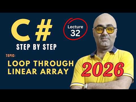 C# Loop through array – Beginner Friendly Tutorial – Csharp programming 2026