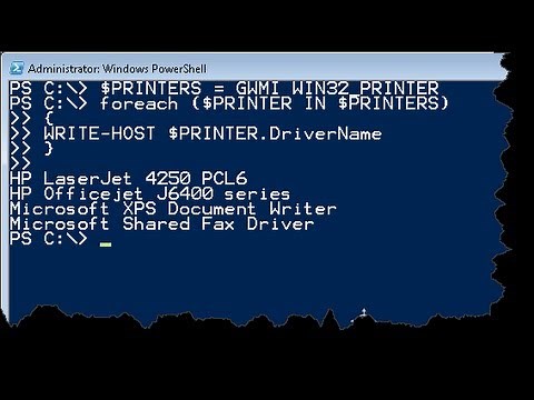 Citrix: Using PowerShell to list Client Printers