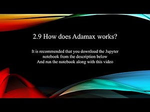 2.9 How does Adamax works?