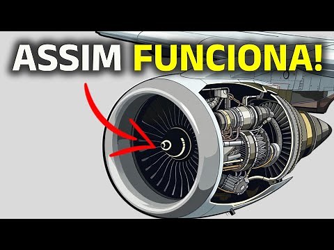 Como FUNCIONA de Verdade Um MOTOR de AVIÃO? (A Tecnologia que Mantém Você no Ar)