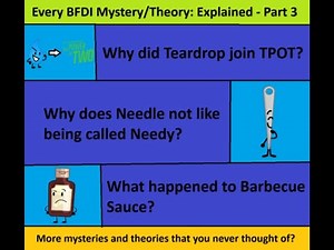 Every BFDI Mystery/Theory: Explained - Part 3