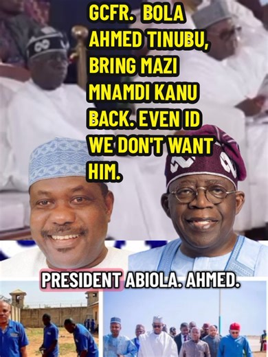 Request to Return Mazi Nnamdi Kanu