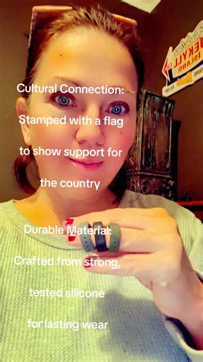 Cultural Connection: Stamped with a flag to show support for the country Durable Material: Crafted from strong, tested silicone for lasting wear Symbolic Design: Features a TUFF logo and flag for dedication and patriotism Safety Feature: a safe and functional alternative to metal wedding bands Versatile Use: Perfect for gym, trucks or as a reminder of a special commitment Free Bonus: Includes two additional rings with the purchase of one #jewlery #wedding #silcone #ring #tiktokshopcreatorpicks