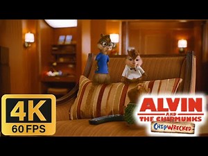 Alvin and the Chipmunks: Chipwrecked (2011) - Alvin Going To The Casino/Pre-Salsa Night [4K/60FPS]