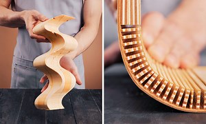 It's amazing how the properties of wood change with skillful processing