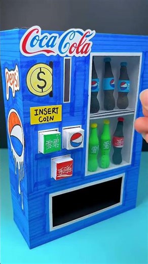 Diy Paper Vending Machine~Paper Art Creativity #Shorts #Papercraft