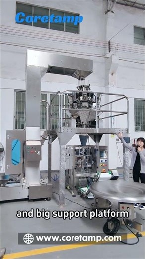VFFS granule packing machine multi-head weigher #factory #machine