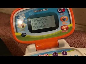 Vtech tote and go laptop in test mode