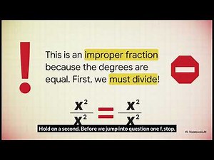 The Use of Partial Fractions in Integration Part 1 A-Levels Mathematics (P3)