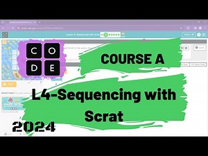 L4 | Code.org | Course A (2021/2023) | Lesson 4: Sequencing with Scrat