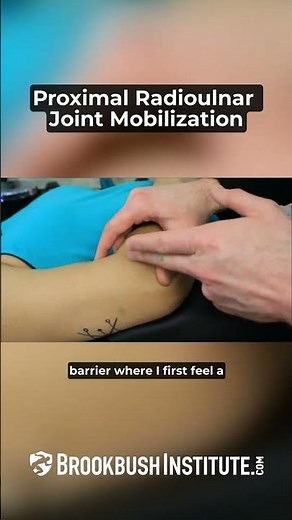 🔴 Proximal Radioulnar Joint Mobilization