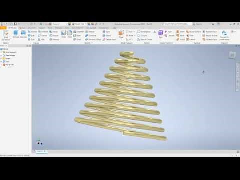 Autodesk Inventor 2020: 11: 3D Coil
