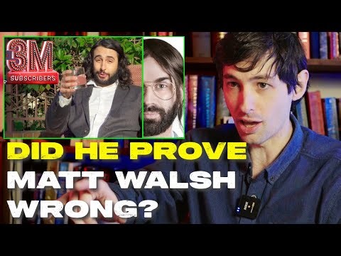 Professor Tries to DEBUNK Matt Walsh & it Backfires Spectacularly (what is a woman?)
