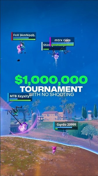 The $1,000,000 Fortnite Tournament with no Shooting