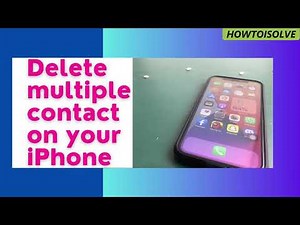 How to Delete Multiple Contacts on iPhone, iPad: iOS 17 [2024]