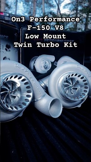 On3 Performance F150 V8 Low Mount Twin Turbo Kit #f150 #twinturbo
