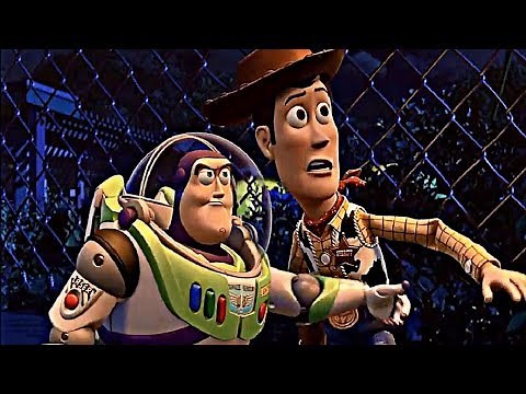 TOY STORY 3 (2010) Scene: "The Cowboy!"/Yard escape.