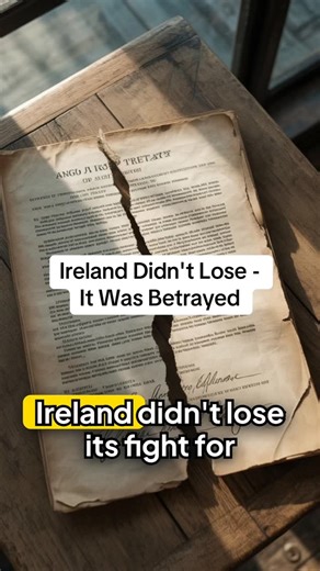 The Irish Remembered | Ireland Didn't Lose - It Was Betrayed 📜 In 1921, Ireland forced Britain to negotiate independence, but the Anglo-Irish Treaty split the... | Instagram