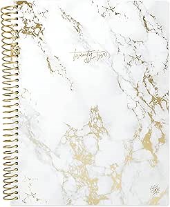 bloom daily planners 2022 (8.5" x 11") Calendar Year Day Planner (January 2022 - December 2022) - Weekly/Monthly Dated Agenda Organizer with Tabs - Marble