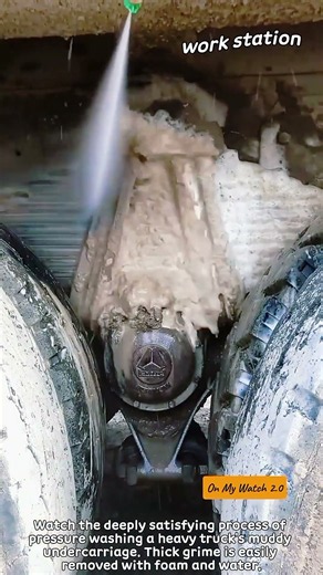 Muddy Truck Deep Clean Undercarriage ASMR #worker #process #satisfying #asmr #cleaning