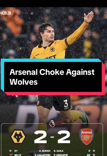 Arsenal's Shocking Draw Against Wolves