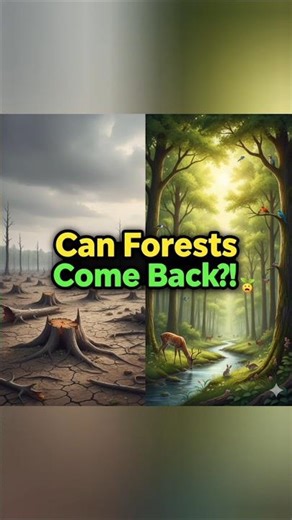 Can We Bring Forests Back? 🌳 | Reforestation Explained#science #cbse #facts #foresteducation #learn
