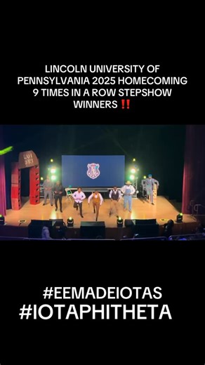 🏆Homecoming Step Show Winners- Shoutout to the Lincoln University of PA brothers of Iota Phi Theta-Epsilon Epsilon chapter, for taking home the step show win 9 years in a row ! (🎥 @darrel2x ) . . . . #hbcu #historicallyblacksince #iotaphitheta #blackexcellence #lincolnuniversitypa | Historically Black Since