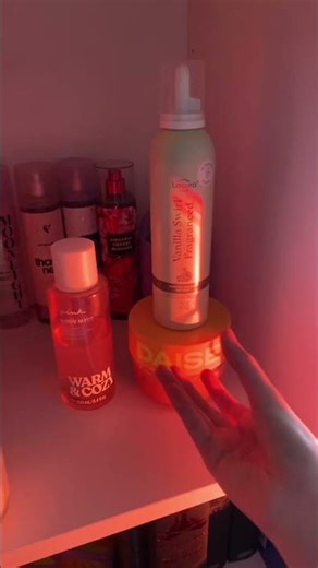 Warm and cozy showe routine