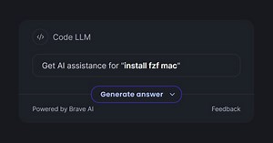 Brave Search now features its AI-powered CodeLLM for programming-related queries | Brave