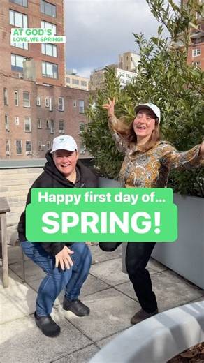 At God’s Love, we *spring* into action whenever a client needs us! Happy first day of spring from our volunteer services team members, Shaine and Tulah! 🌼🌸 Three volunteer opportunities that are perfect for springtime: 🌻 Walking delivery 🌷 Kitchen projects 🌼 Van deliveries SPRING into action with us! Visit glwd.org/volunteer for your next volunteer shift! #Volunteer #VolunteerOppertunities #Spring #FirstDayOfSpring | God's Love We Deliver