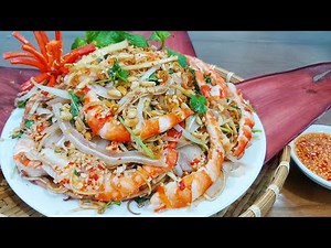 How to make simple but delicious SHRIMP, PORK AND BANANA FLOWER SALAD || ATTG