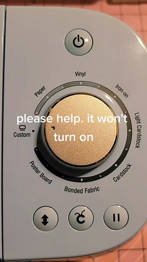 Cricut Machine Troubleshooting: Won't Turn On?
