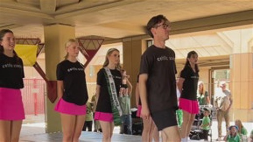 Celtic Steps dance school of Chandler performs at the Phoenix St. Patrick’s Day Faire