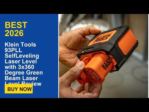 Klein Tools 93PLL SelfLeveling Laser Level with 3x360 Degree Green Beam Laser Level Review