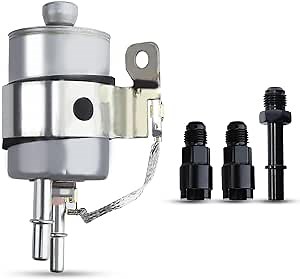 Fuel Filter Regulator 58 PSI Kit for LS Swap EFI Conversion Replacement for Chevrolet Chevy Corvette with AN-6 3/8'' 5/16'' EFI Inlet Outlet Return Fuel Adpater Fittings