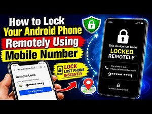 How to lock your Android smartphone remotely using your mobile number ?