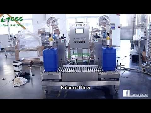 2 nozzles formic acid jerry can filling machine | GSS® #Smart #fillingmachine #Manufacturer