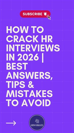 How to Crack HR Interviews in 2026 | Question 4: Salary Expectations I Hrworkoze