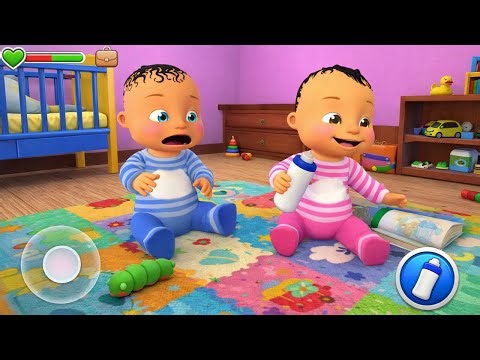 Real Twins Baby Simulator 3D #1 – Babysitting Android Gameplay | Virtual Sim Gamerz